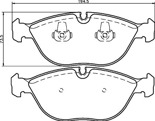 Mintex MDB1746 - Set placute frana,frana disc - allinparts.ro