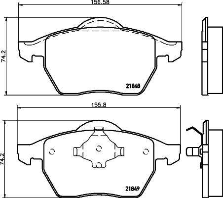 Mintex MDK0069 - Set frana, frana disc allinparts.ro