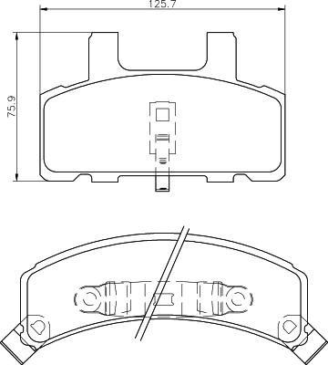 Mintex MDB1787 - Set placute frana,frana disc allinparts.ro