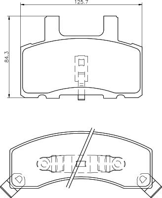Mintex MDB1778 - Set placute frana,frana disc allinparts.ro