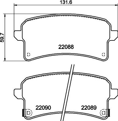 Mintex MDB84234 - Set placute frana,frana disc allinparts.ro