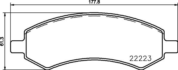 Mintex MDB83807 - Set placute frana,frana disc allinparts.ro