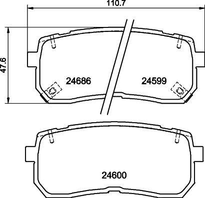 Mintex MDB82922 - Set placute frana,frana disc allinparts.ro