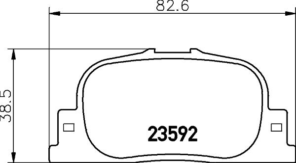 Mintex MDB82084 - Set placute frana,frana disc allinparts.ro