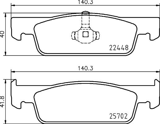 Mintex MDB3940 - Set placute frana,frana disc - allinparts.ro