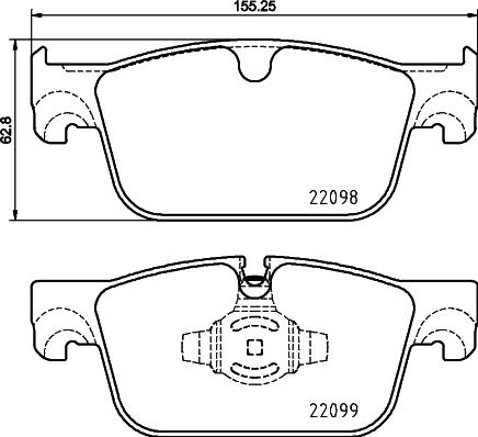 Mintex MDB3938 - Set placute frana,frana disc - allinparts.ro