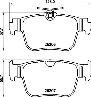 Mintex MDB3469 - Set placute frana,frana disc - allinparts.ro