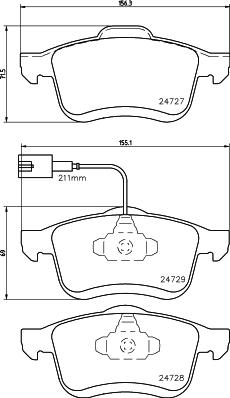 Mintex MVK0009 - Set frana, frana disc allinparts.ro
