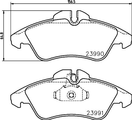 Mintex MDB3021 - Set placute frana,frana disc allinparts.ro