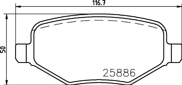 Mintex MDB3841 - Set placute frana,frana disc - allinparts.ro
