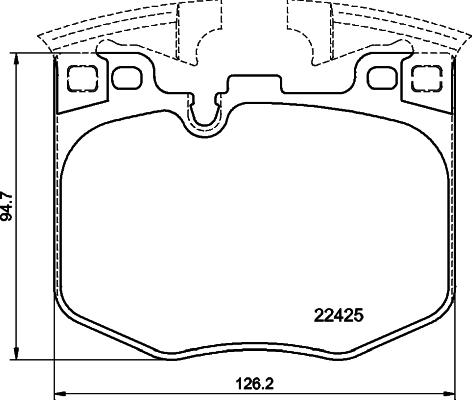 Mintex MDB3869 - Set placute frana,frana disc - allinparts.ro