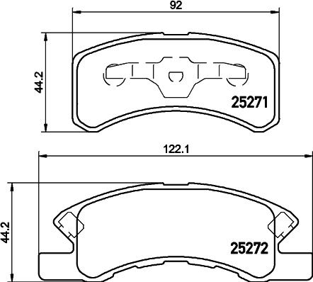 Mintex MDB3230 - Set placute frana,frana disc allinparts.ro
