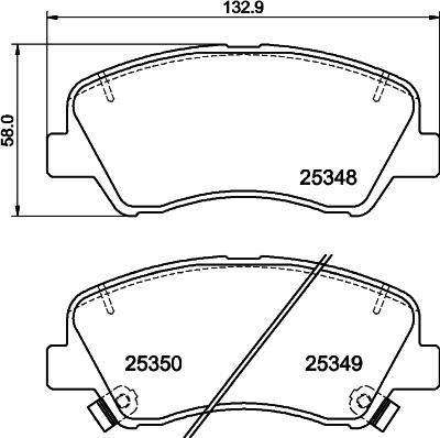 Mintex MDB3276 - Set placute frana,frana disc allinparts.ro