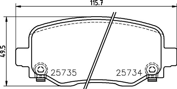 Mintex MDB3790 - Set placute frana,frana disc allinparts.ro