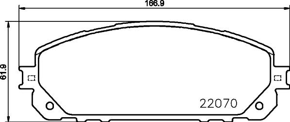 Mintex MDB3789 - Set placute frana,frana disc allinparts.ro