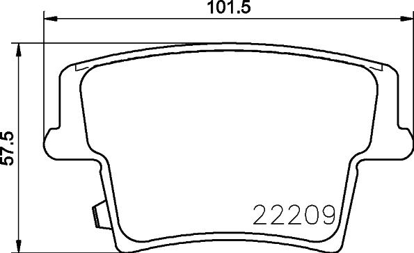 Mintex MDB3780 - Set placute frana,frana disc - allinparts.ro