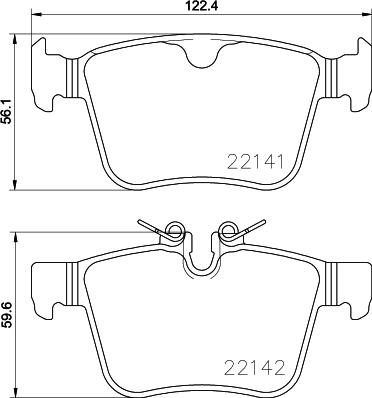 Mintex MDB3783 - Set placute frana,frana disc allinparts.ro