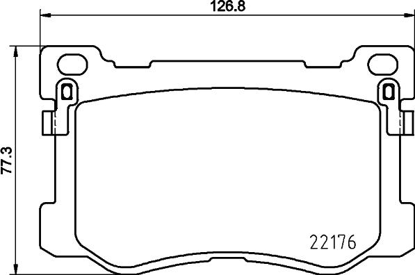 Mintex MDB3724 - Set placute frana,frana disc allinparts.ro