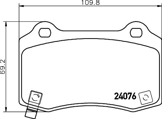 Mintex MDB2997 - Set placute frana,frana disc - allinparts.ro