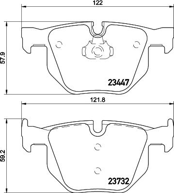 Mintex MDB2961 - Set placute frana,frana disc - allinparts.ro