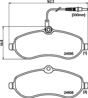 Mintex MVK0046 - Set frana, frana disc allinparts.ro