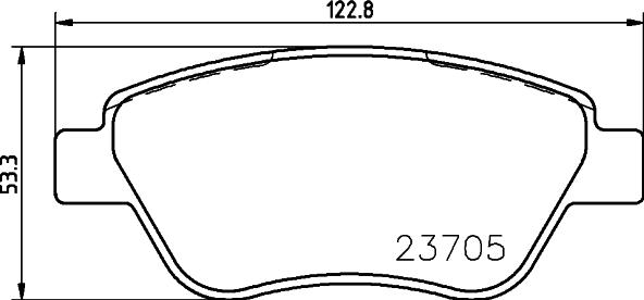 Mintex MDB2644 - Set placute frana,frana disc allinparts.ro
