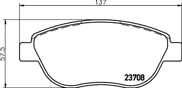 Mintex MDB2663 - Set placute frana,frana disc allinparts.ro