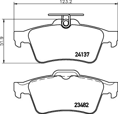 Mintex MDB2686 - Set placute frana,frana disc allinparts.ro