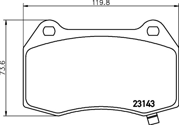 Mintex MDB2630 - Set placute frana,frana disc - allinparts.ro