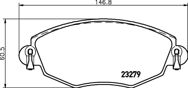 Mintex MDB2062 - Set placute frana,frana disc allinparts.ro