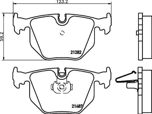 Mintex MDB2004 - Set placute frana,frana disc - allinparts.ro