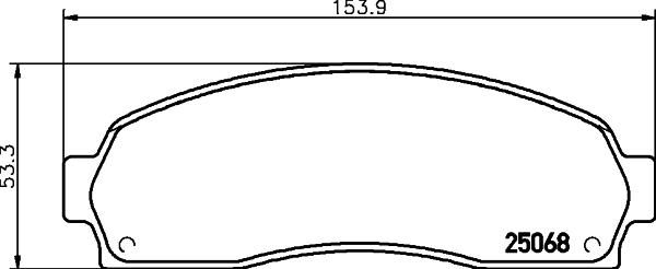 Mintex MDB2086 - Set placute frana,frana disc - allinparts.ro