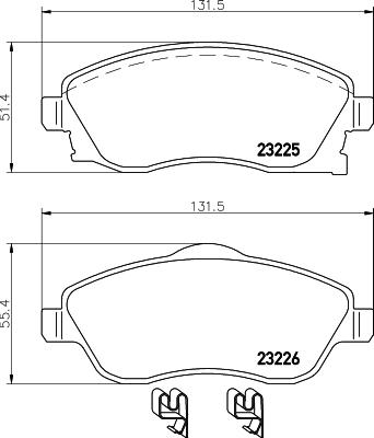Mintex MDK0150 - Set frana, frana disc - allinparts.ro