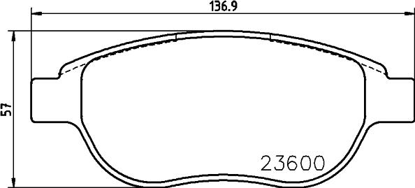 Mintex MDB2186 - Set placute frana,frana disc allinparts.ro