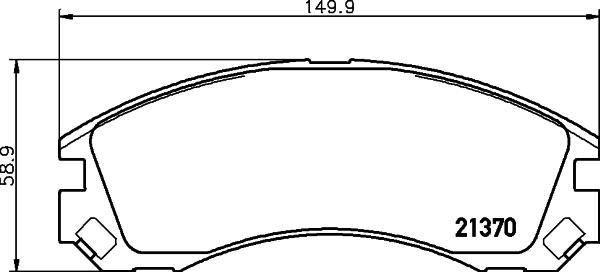 Mintex MDB2174 - Set placute frana,frana disc allinparts.ro