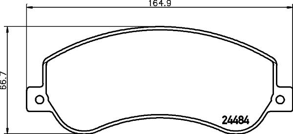Mintex MDK0238 - Set frana, frana disc allinparts.ro