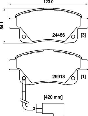 Mintex MVK0019 - Set frana, frana disc allinparts.ro