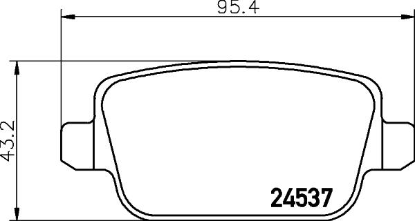 Mintex MDB2887 - Set placute frana,frana disc - allinparts.ro
