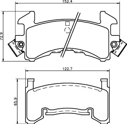 Mintex MDB2391 - Set placute frana,frana disc - allinparts.ro