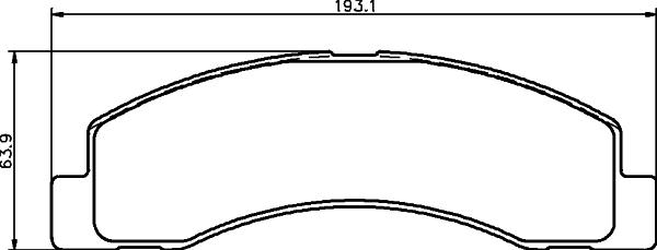 Mintex MDB2319 - Set placute frana,frana disc - allinparts.ro