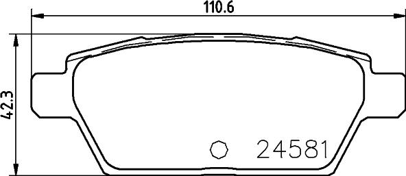 Mintex MDB3074 - Set placute frana,frana disc - allinparts.ro