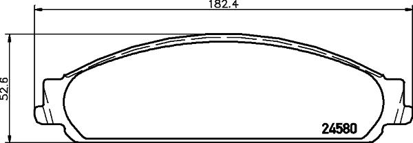 Mintex MDB2731 - Set placute frana,frana disc - allinparts.ro