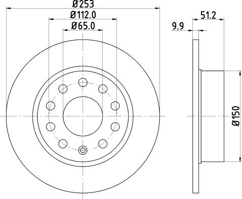 Mintex MVK0059 - Set frana, frana disc allinparts.ro