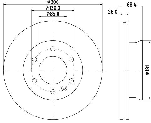 Mintex MDC1771 - Disc frana - allinparts.ro