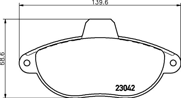 Mintex MDK0126 - Set frana, frana disc allinparts.ro