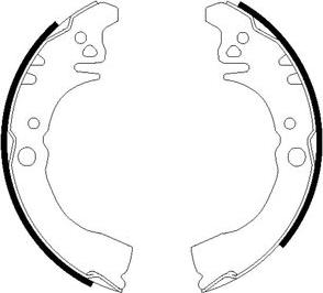 Mintex MFR444 - Set saboti frana allinparts.ro
