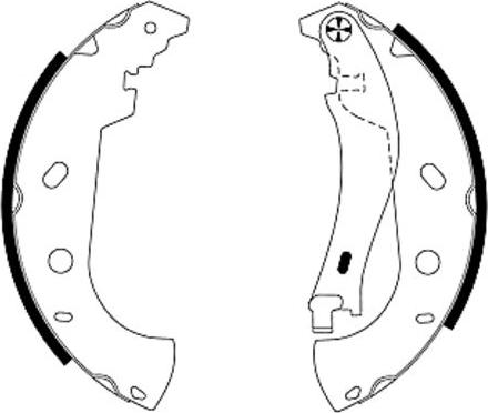 Mintex MFR446 - Set saboti frana - allinparts.ro