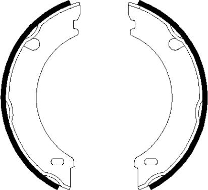 Mintex MFR474 - Set saboti frana, frana de mana - allinparts.ro