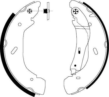 Mintex MFR478 - Set saboti frana allinparts.ro