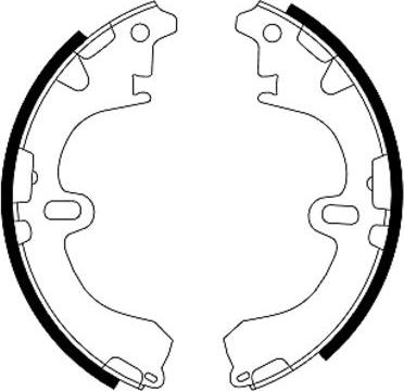Mintex MFR339 - Set saboti frana - allinparts.ro